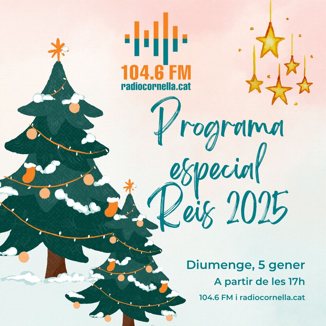 📻A l'emissora municipal, ja ho tenim tot preparat per a la retransmissió de la nit més màgica de l'any!

📩Una part fonamental del programa seran els desitjos que les escoles de Cornellà ens han fet arribar per Ses Majestats. 

👑No et perdis cap detall de la Cavalcada!
