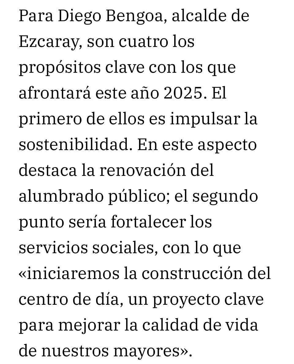 diegobengoa's tweet photo. Hoy en @lariojacom hablo de los logros de 2024 y los retos de 2025 para #Ezcaray: impulsar la sostenibilidad, reforzar los servicios sociales con un nuevo centro de día, apostar por la educación y la cultura con una nueva biblioteca, y mejorar nuestras aldeas. https://t.co/XNV5aMabig