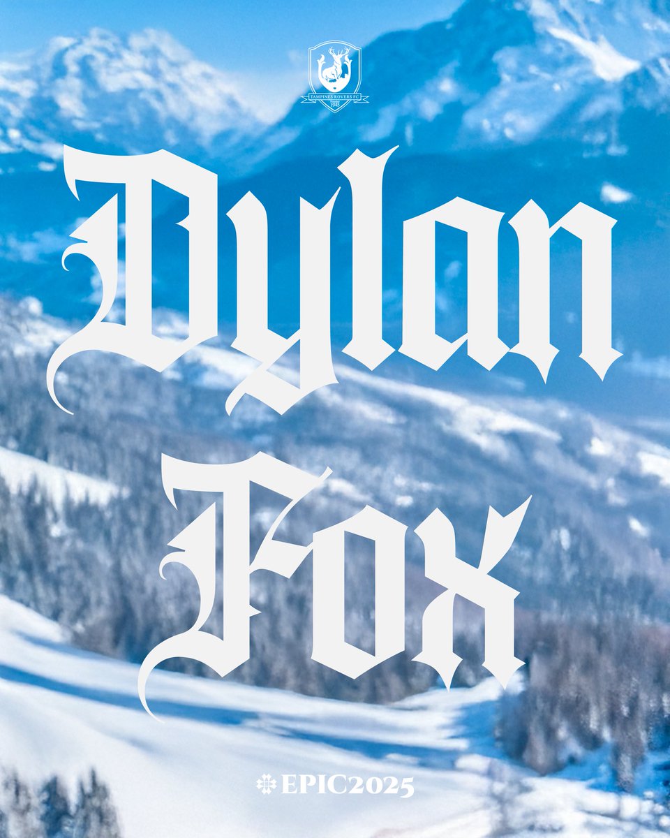 TRFCStags's tweet photo. 🦊❄️ Welcome, Dylan Fox #EPIC2025 https://t.co/cuxh15Newz