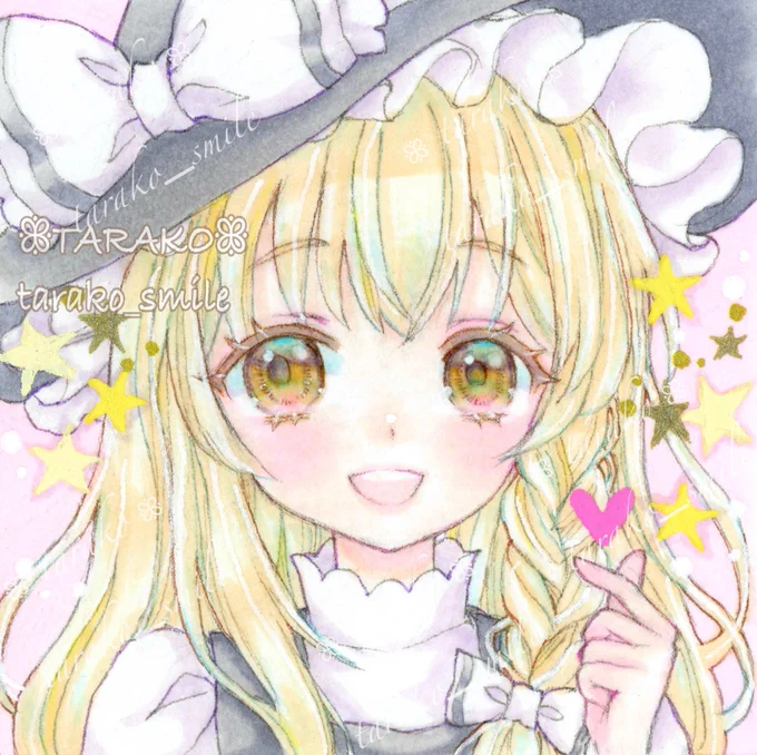 #東方展示界3霧雨魔理沙#東方Project #豆色紙 