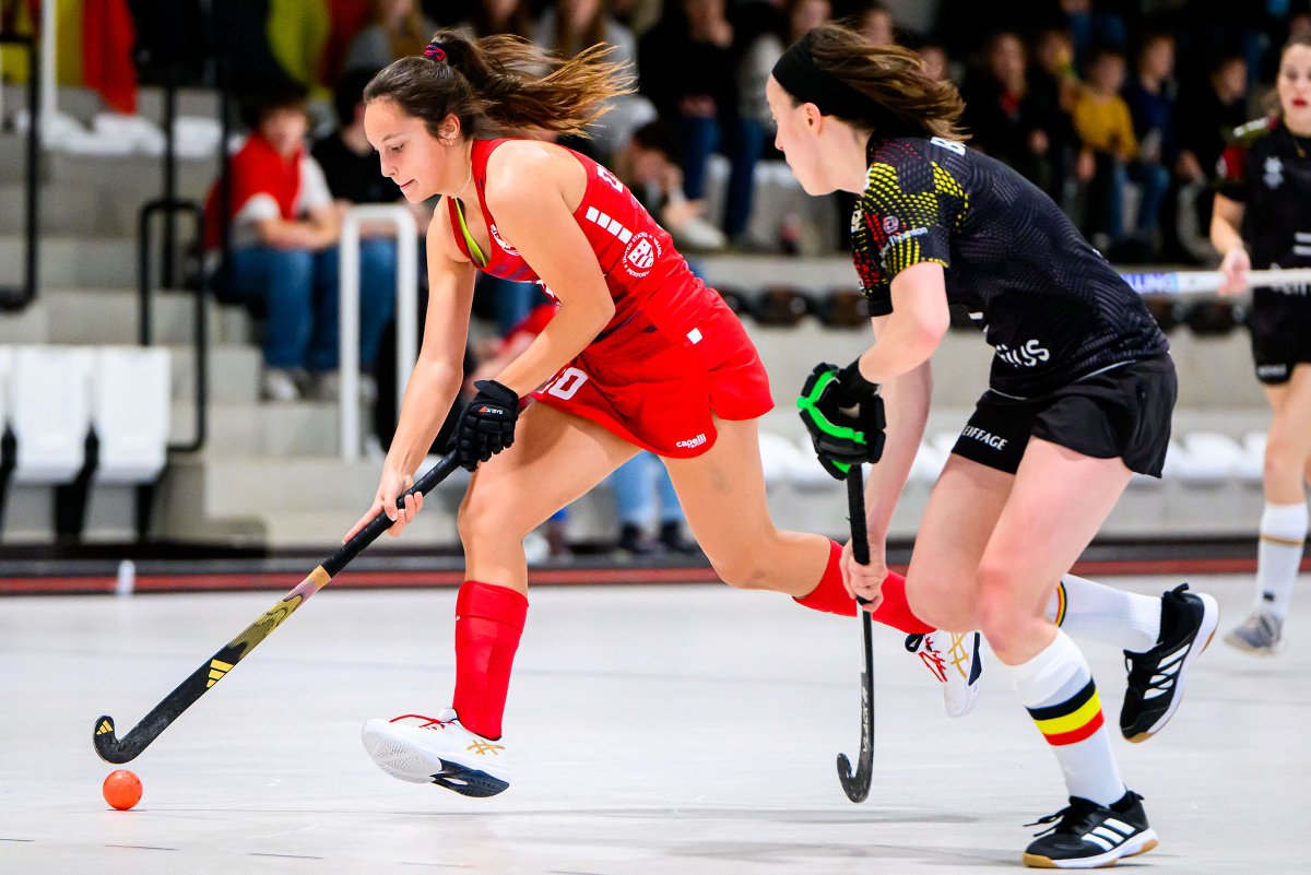 USAFieldHockey's tweet photo. The No. 9 U.S. Women’s National Indoor Team and No. 8 Belgium met in the final at the 2025 Rohrmax Cup in Vienna, Austria. Although the Red Panthers previously beat USA in pool play, the Eagles reversed the outcome claiming a 7-4 victory.

https://t.co/EYovOhpixP https://t.co/IDooBVkAjd