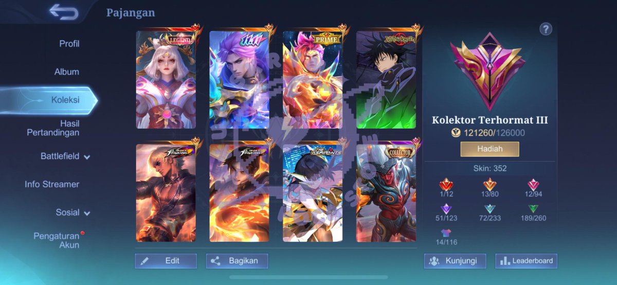 kukiskrym's tweet photo. wts akun ml 

• ex immo
• monsep
• hero &amp; emblem MAX
• detail skin cek rep di bawah
• avail cod lokasi? dm
• akun safe pribadi (bukan akun beli)
• op 2.7jt

#zonauang akun ml ex immo https://t.co/B4jqiSJnhu