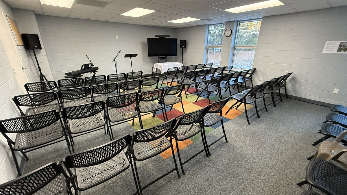 wesleytreadway's tweet photo. Pray for the brothers and sisters from a like-minded international congregation who will begin gathering in this room in our building @ParksideRTP this morning! Excited for gospel partnerships to reach the nations in RTP. 

Speaking of partners – big thanks to @FBCDurham for hosting this church since they were planted a few years back!