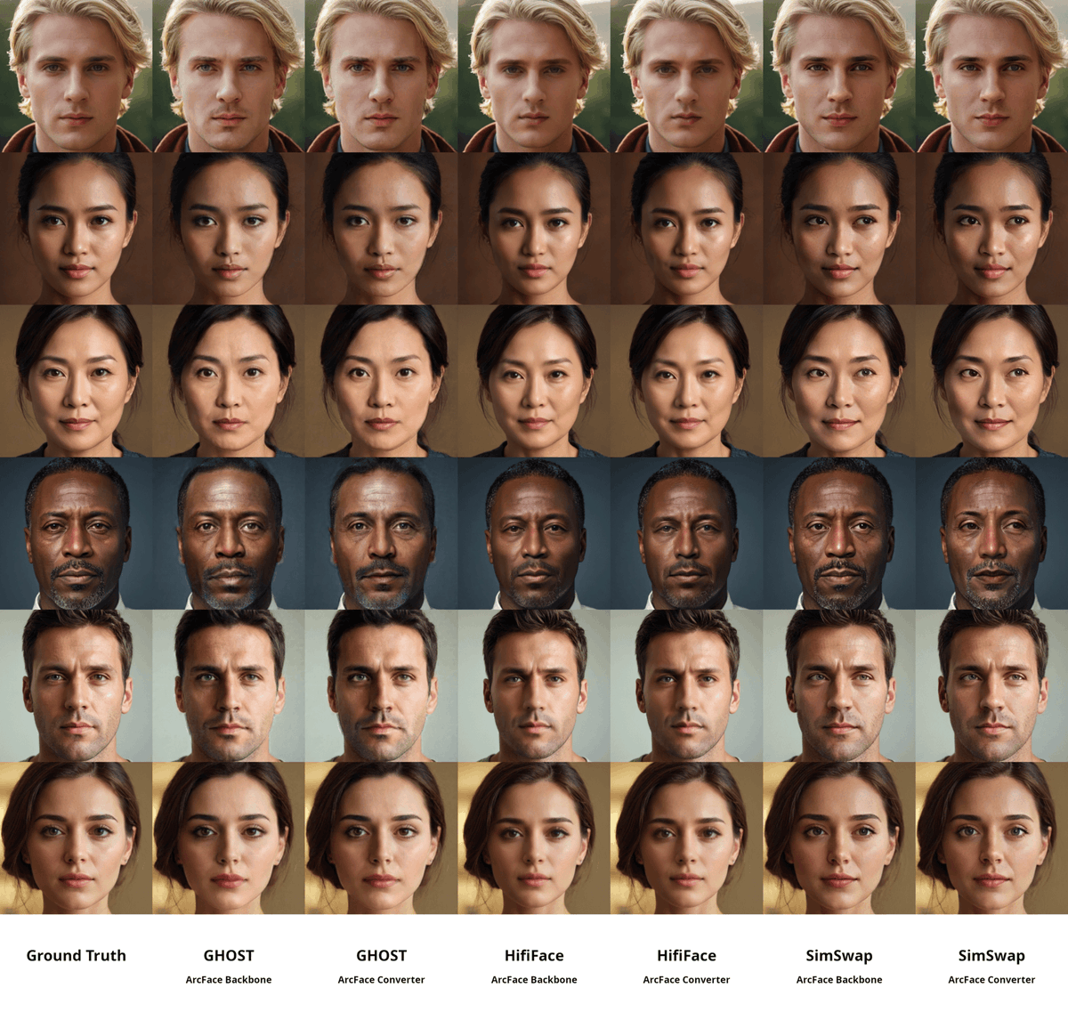 We are pleased to launch our first model: the ArcFace Converter, makes dedicated ArcFace backbones obsolete and provides an option for face swappers to modernize their face identity capabilities. While inswapper depends on face embeddings created by the original ArcFace, models