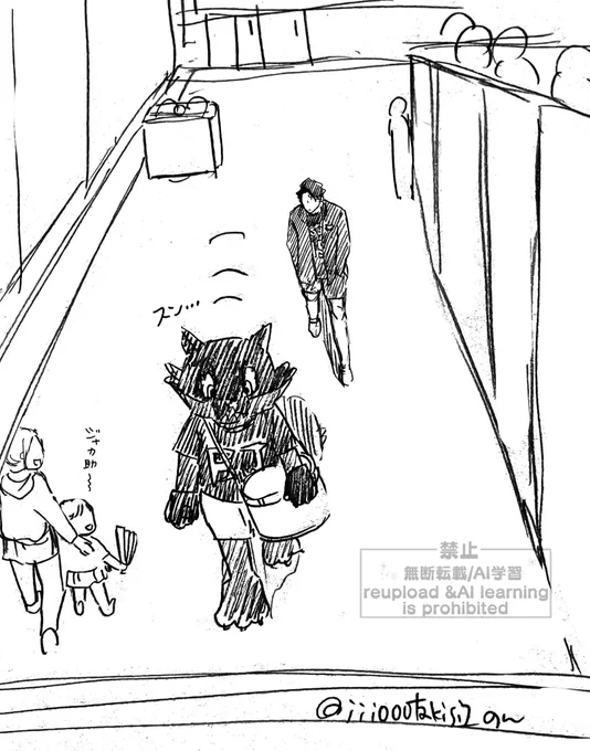 客席裏通路、虚無ジャカ、なんかシュールな場面 