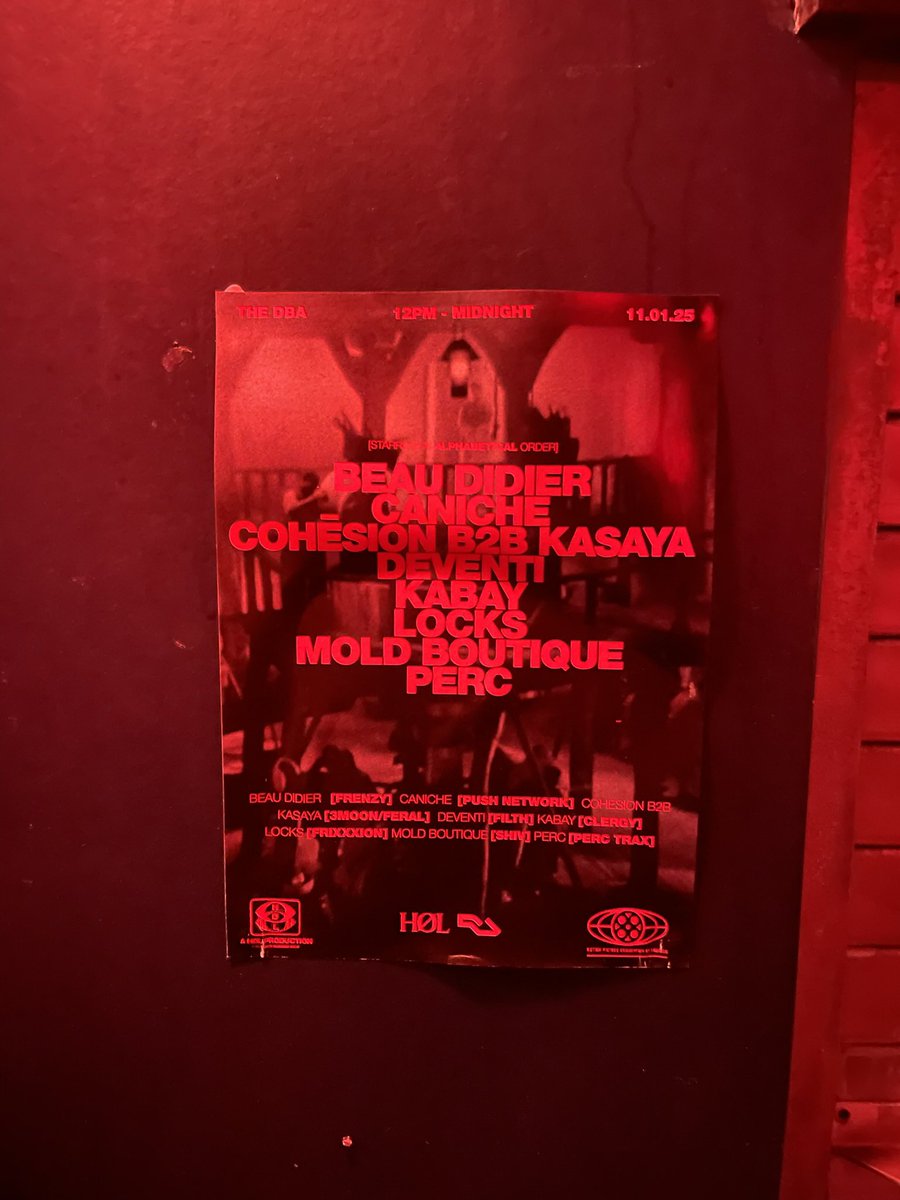 Playing for one of my favourite parties in Manchester 11.01 <a href="/HOLTECHNO/">HØL</a> 

Cannot wait for this😈