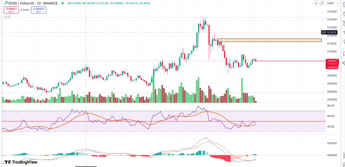 sandy_0011's tweet photo. $ROSE at this prices is too early…. It will fly in a time of days and you will regret not buying it under 0.10$ https://t.co/xu0QFTHhY2