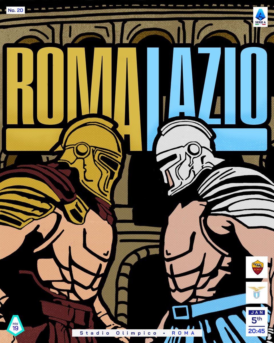 SerieA_EN's tweet photo. The capital awaits ⚔️

#RomaLazio https://t.co/duDn79H7tp