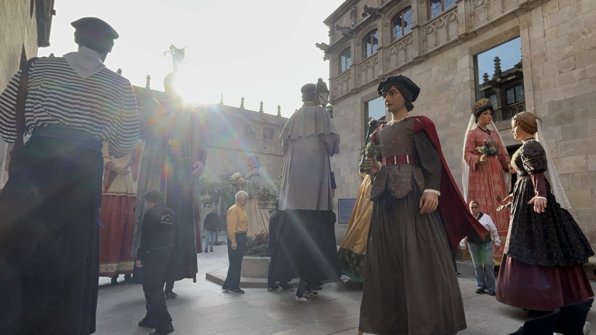 casaentremesos's tweet photo. CONCERT DE CARILLÓ

En el primer concert de l’any els gegants de Ciutat Vella en son protagonistes.

Podeu veure dansar a Sant Jaume, Barceloneta, Caritat, plaça Nova, Casc Antic, Raval i sant Pere a partir de les 12h pel nostre canal de Youtube. 

👉 https://t.co/hM7PASHgRa https://t.co/mxfMpBr8l7