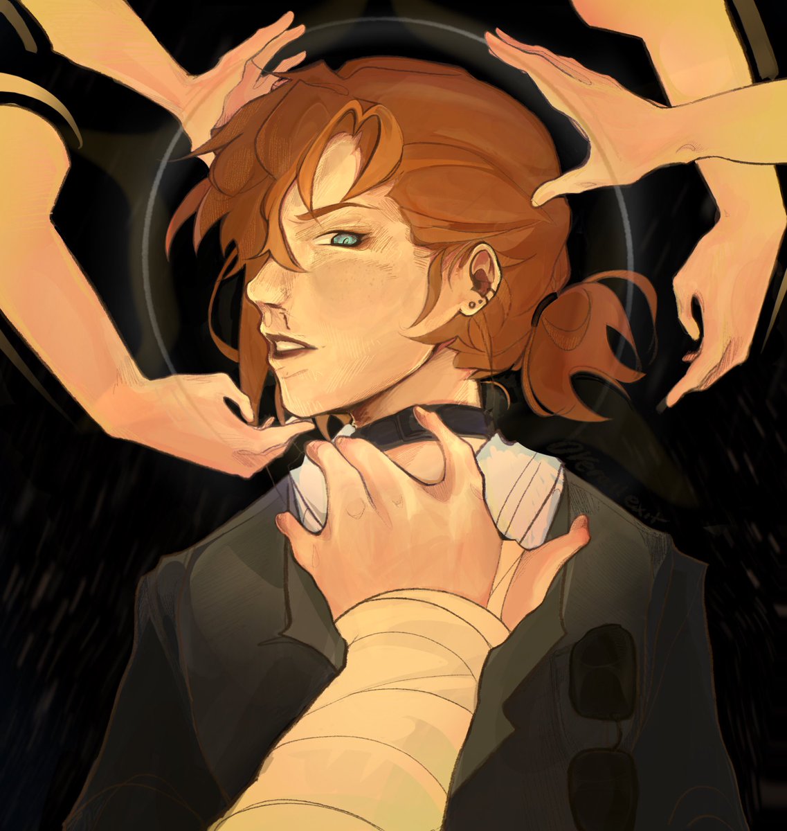 overallexit's tweet photo. Oooo you wanna see me draw more stormbringer chuuya so baaaadd 🫵🫵

#chuuyanakahara 
#stormbringer 
#bungostraydogs https://t.co/q3jictY2ql