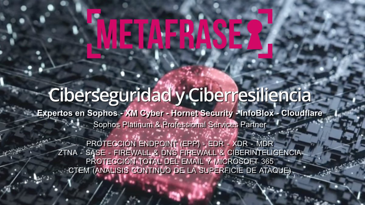La #bonilista de hoy contó con el apoyo de <a href="/metafrase/">METAFRASE</a>, un grupo de camaradas del metal que se ha empeñado en que 2025 NO sea el año en el que hackeen tu empresa.

Si quieres dormir a pierna suelta, pégales un toque 👉 bit.ly/4j0asnJ