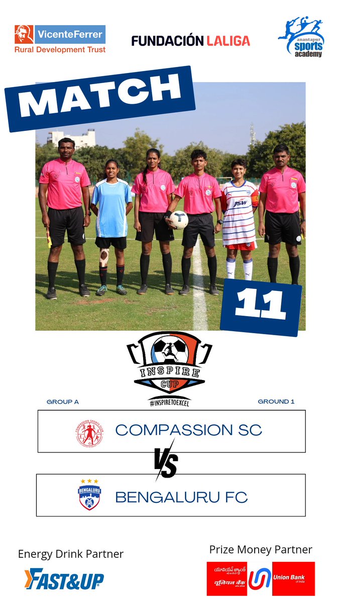ASA_RDT's tweet photo. @naandi_india Match Number 11

@bengalurufc will face Compassion SC in the 11th math of the Inspire Cup 2025.

#inspirecup #inspiretoexcel https://t.co/eCF3kGsSht