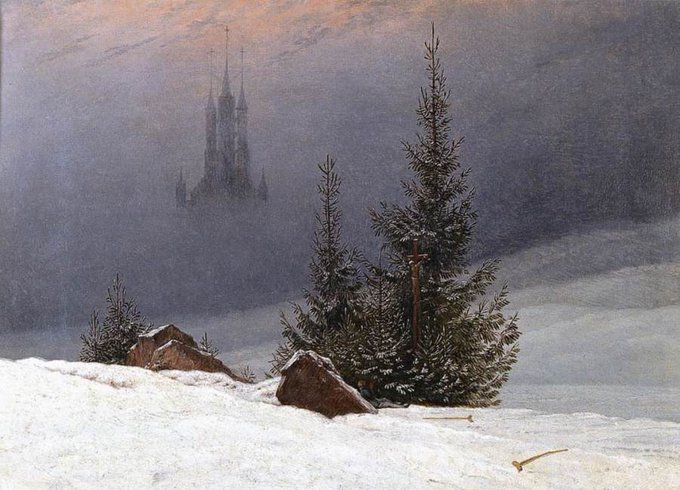 september_not's tweet photo. Winter landscape with church (1811) ⛪️
Caspar David Friedrich https://t.co/e0RxhuUL7U