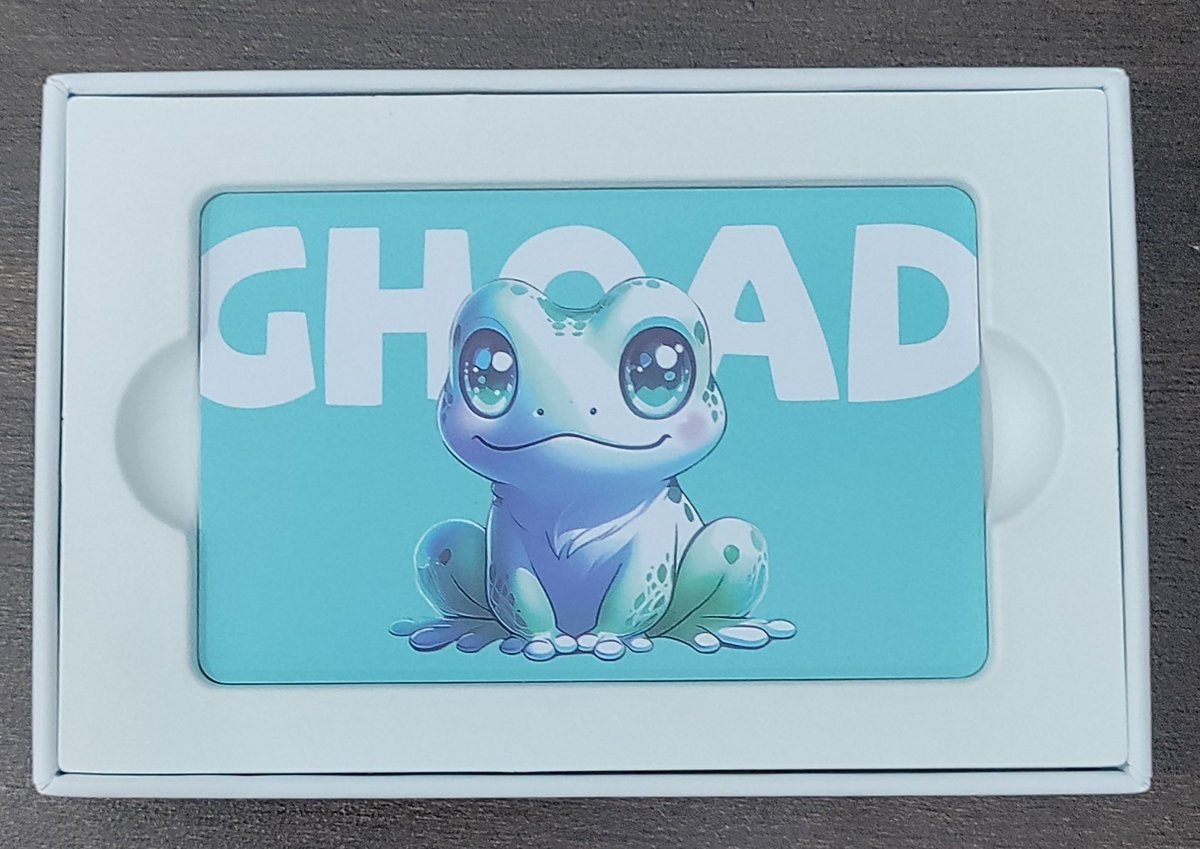 coinco041's tweet photo. Finally I received my #tangem wallet. Thanks a lot @GhoadCoin team for this amazing gift.I can safely store my $Ghoad and other #KRC20 coins in my hardware wallet .

#KRC20 #Kaspa #Kasplex
#ghoad #gdfi #tangem

@GhoadCoin @Tangem @GhoadFi https://t.co/6GJR4YtHol