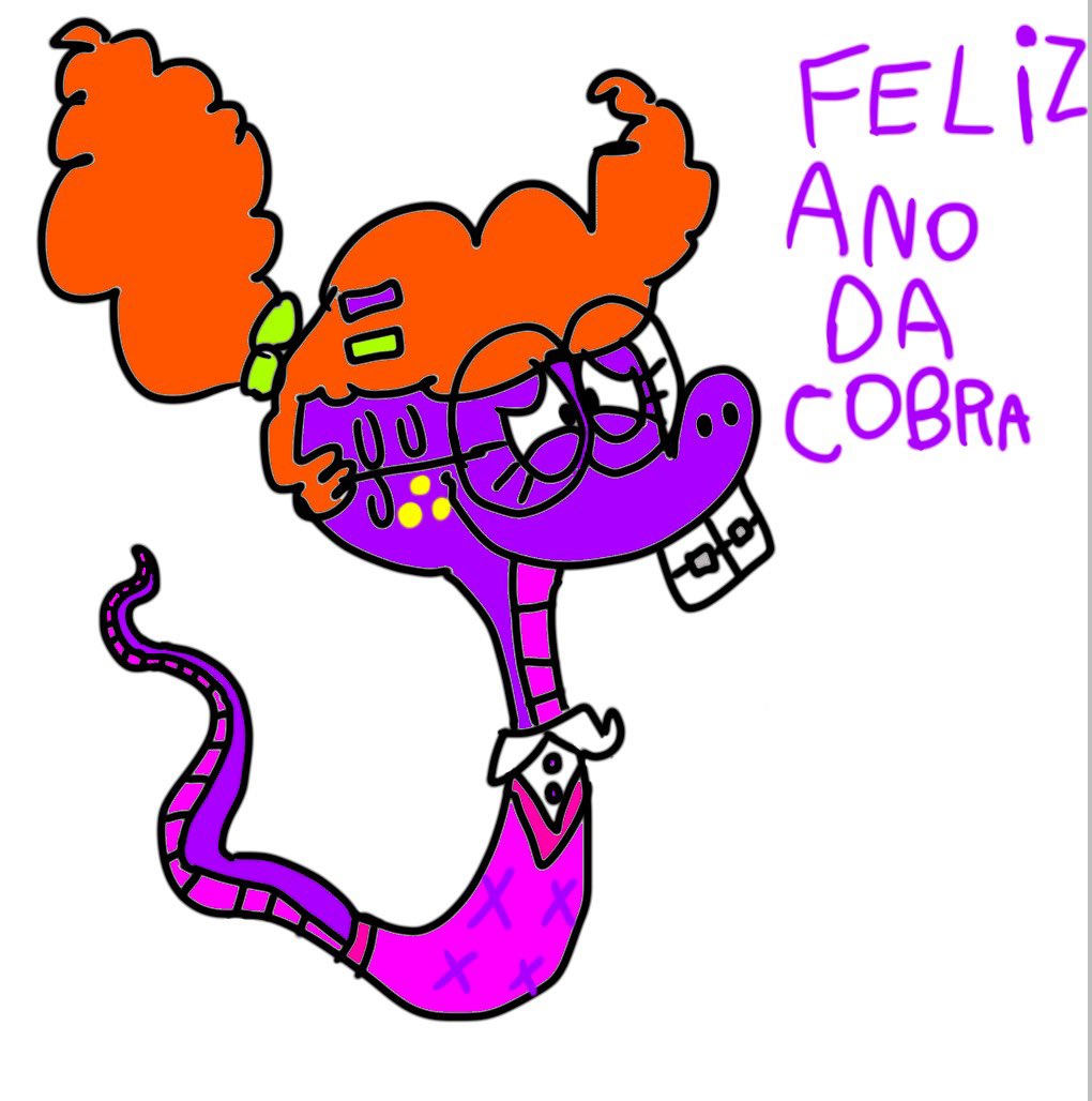 GusMartins8's tweet photo. Feliz ano da cobra #yearofsnake2025 #oc #originalcharacter #ocart #snake #furry #snakegirl #snakeoc #snakecartoon #nerdy #nerdygirl #nerdyoc #cartoonart https://t.co/QXzJyTaUAM