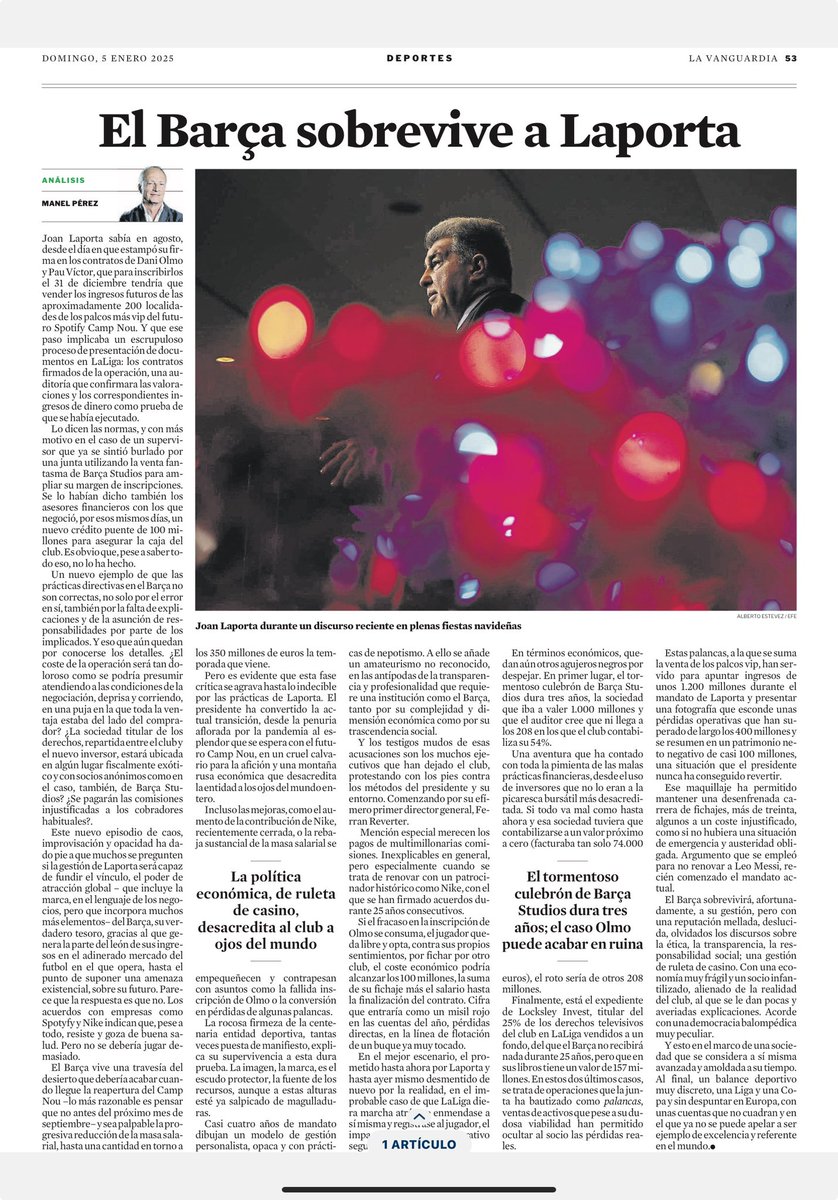 luisbelles's tweet photo. Anàlisi des de les dades objectives, coneixement econòmic i sense ismes @jurgenplanas @vidivila @AdriaBayot @joancecejoan #LAPORTADIMISSIO #fcb #proumentides https://t.co/nRVgynVyow