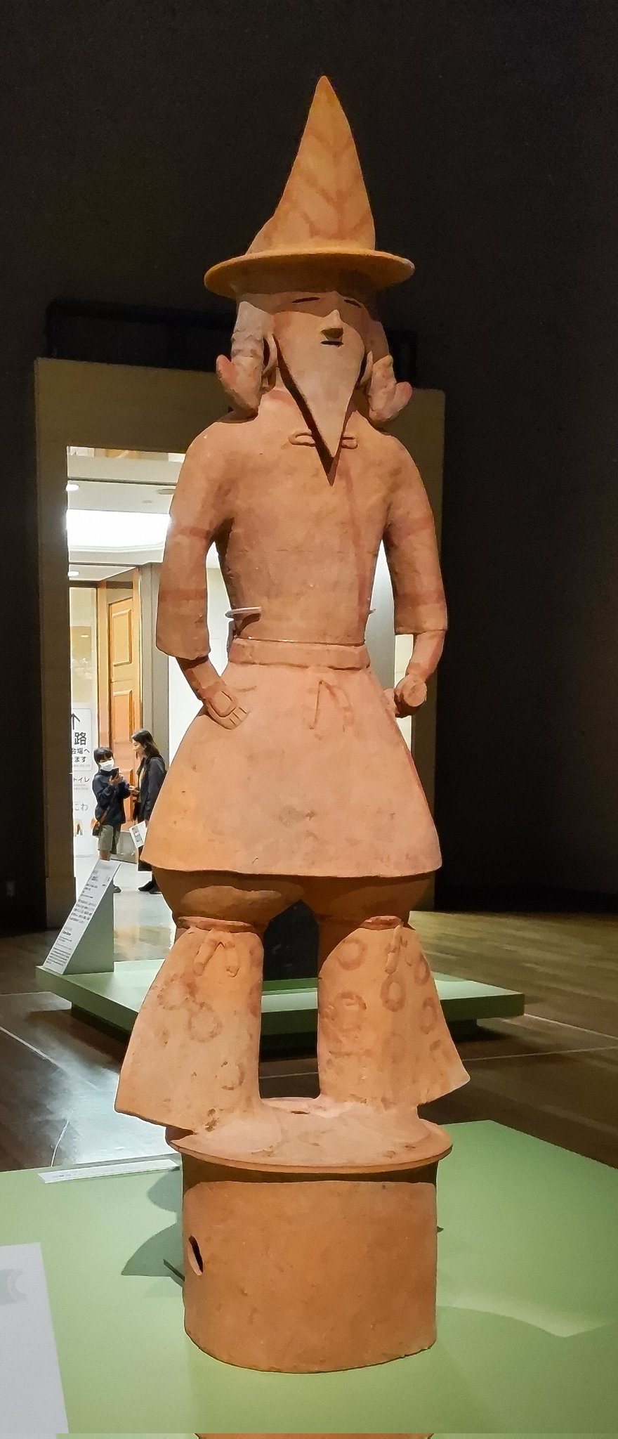 色紙額　榎戸庄衞　「埴輪」 靫形埴輪｜コレクション｜本庄早稲田の杜ミュージアム