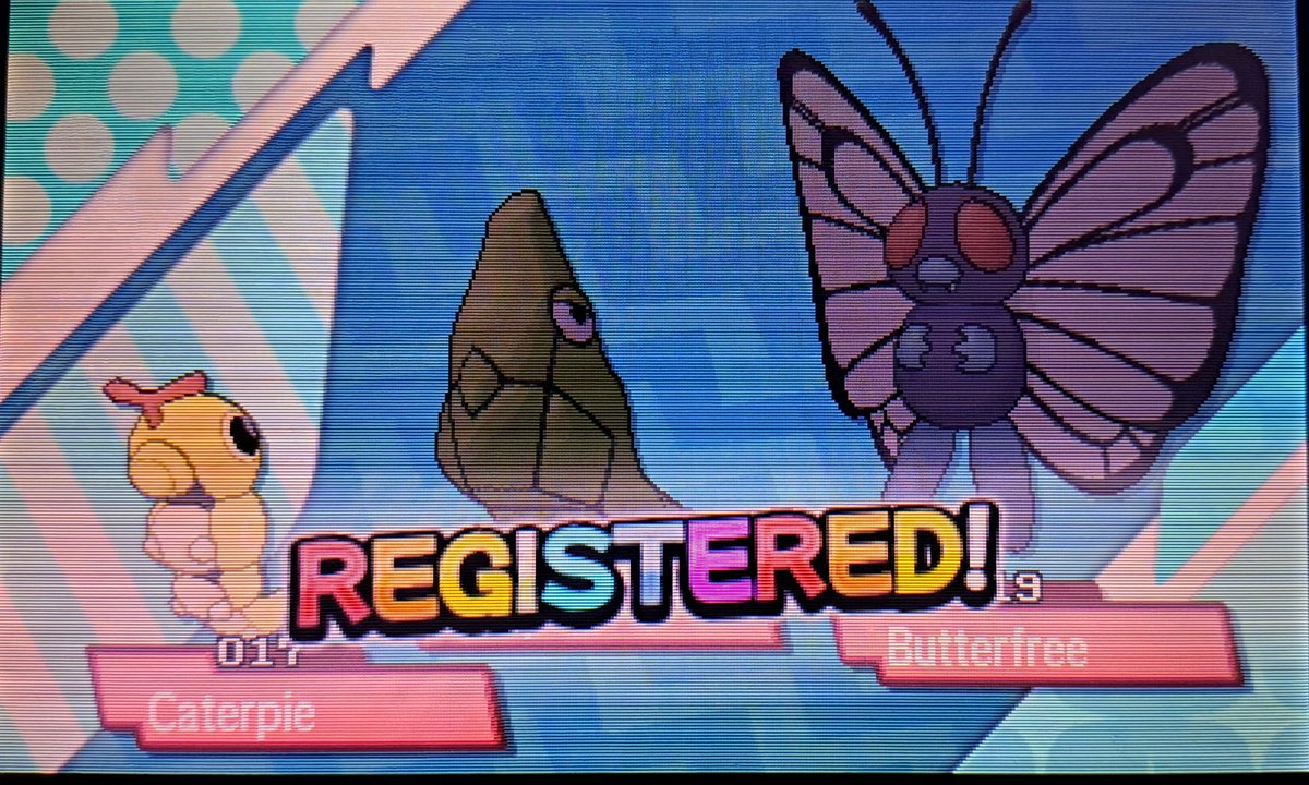 j3tlite_streams's tweet photo. First shiny pokémon of 2025 ✨️

This was my first time SOS hunting, but this golden bug showed up very quickly, after only 53 pokémon called!

One step closer to having a shiny pokémon in every pokémon game I own! 

#shinypokemon #shiny #pokemon #shinyhunt #shinyhunting https://t.co/YGxwxtd2LO
