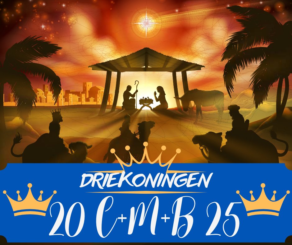 Vandaag is het Driekoningen 👑👑👑 

In onze kerken liggen vanaf vandaag de bekende huiszegens. Deze kan je meenemen en thuis boven de deur ophangen. Zo is jouw huis gezegend voor het nieuwe jaar 😇.
