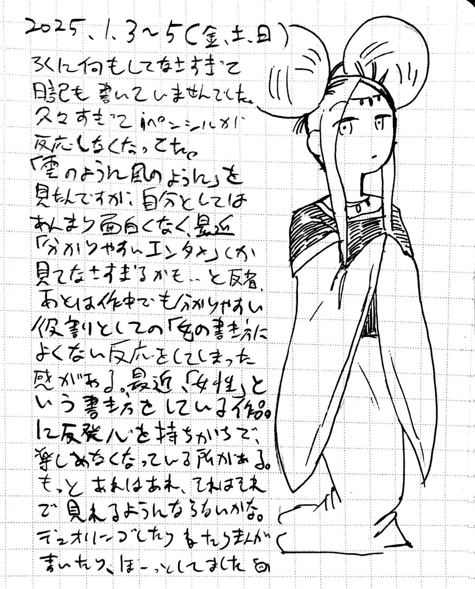 今日の日記です 