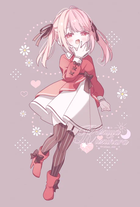 うちの子いちごのキャラ紹介です。ファンアートには#近所のメス画キちゃんをつけて投稿していただけたら嬉しいです#創作 #オリジナル #近所のメスガキちゃん 