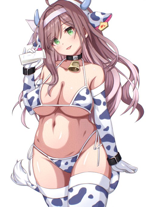 【R-18・nsfw】
Skebのご依頼で海外のあるVTuberさんが
牛柄ビキニでセクシーに牛乳を飲んでいる所をお描きしました
リクエストありがとうございました!✨
(ブーストもいただき、ありがとうございます!)

例によって母乳差分があるわけですが
そちらはご依頼者様のみのお楽しみということで…🥛💗 