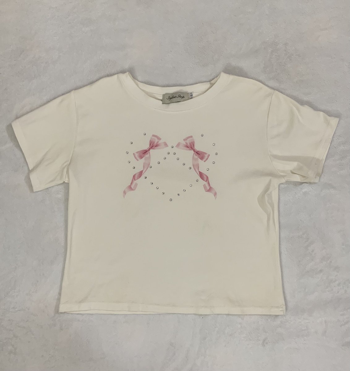 pptchaya's tweet photo. Stylist baby tee 
🎀size L อก36-40
120฿

#ส่งต่อเสื้อผ้า #ส่งต่อเสื้อผ้ามือสอง #ส่งต่อ #เสื้อผ้ามือสอง #โล๊ะตู้ #stylistshop https://t.co/XQs5OYdxTG