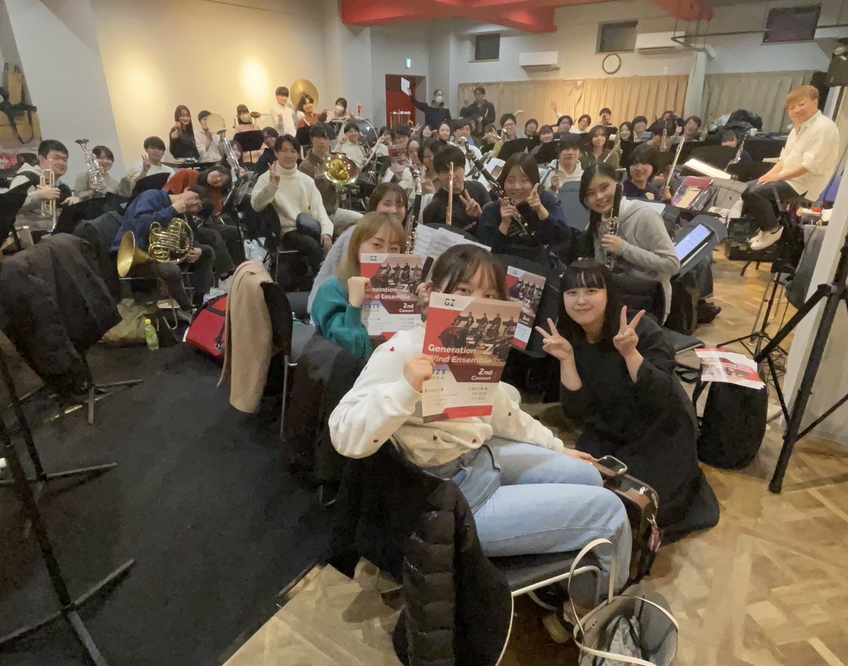GZwindensemble's tweet photo. 【あと1週間！！】 
リハーサル2days完走しました！
本番まであと8日となりました。
皆様のご来場お待ちしております！！ https://t.co/33ft95BK79