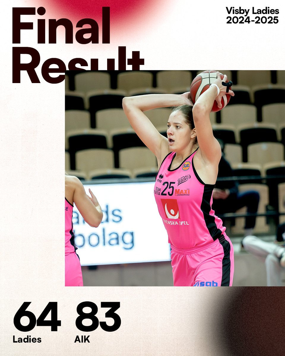 ❌ En tuff andraperiod sätter oss i en tuff sits vi aldrig lyckas ta oss ur. Bara att ta med oss lärdomarna från denna matchen.

Nela Netkova poängbäst med 16 poäng och 12 returer. ⛹️‍♀️
