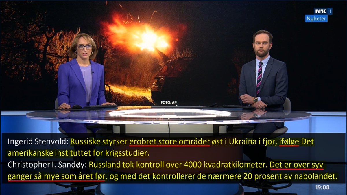 bjornberger's tweet image. Kjære NRK: Russland har ikke erobret «store områder øst i Ukraina» i 2024.

Ord gir makt. Når skal NRK lære seg denne helt sentrale læresetningen i etterrettelig og balansert journalistikk? 🧵1/25