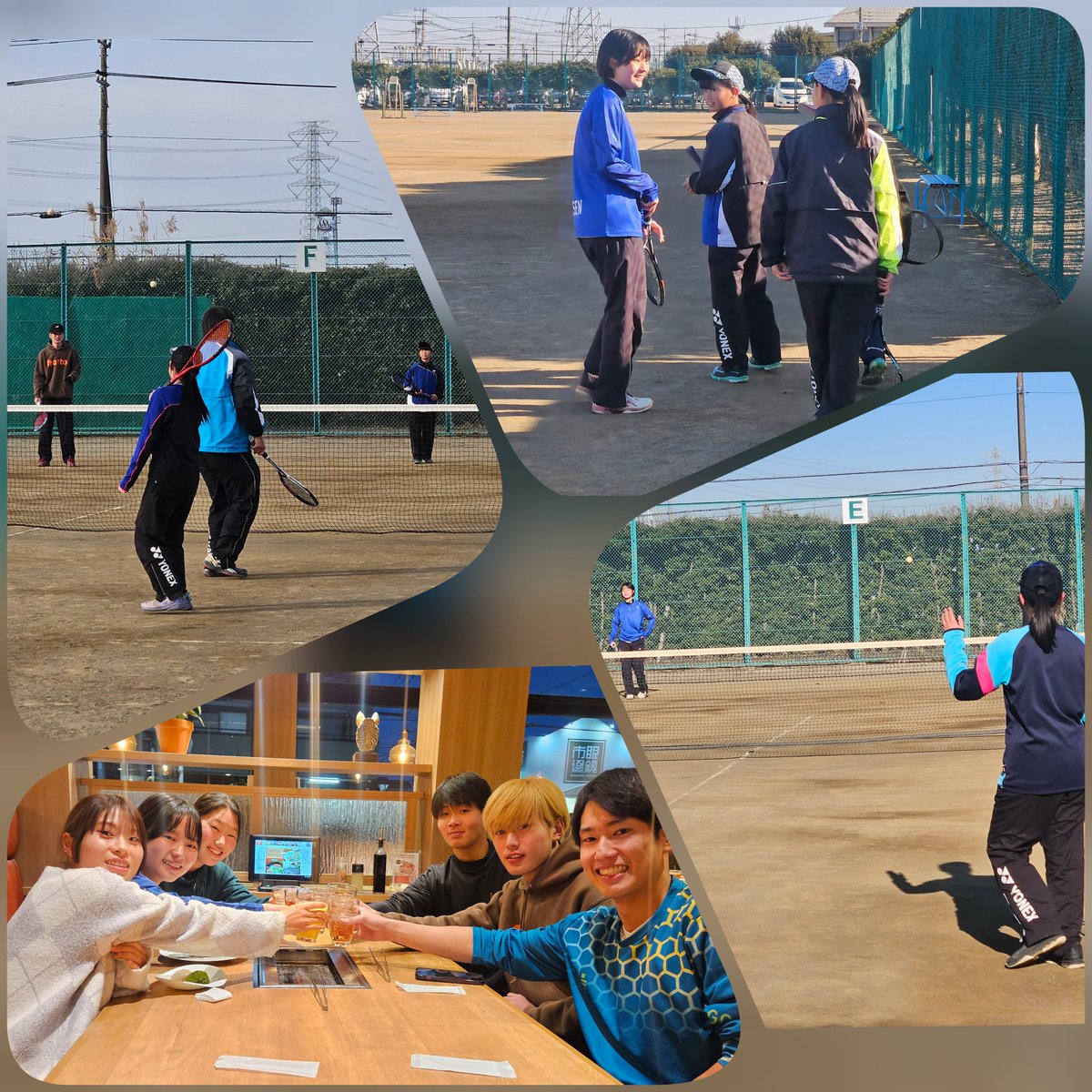 1/5(日)新春練習　第２段
多数のＯＢ・ＯＧが、新年の挨拶がてら、練習に来てくれました！
小・中学生はカッコイいお兄さん・お姉さん達プレーにキラキラ目を輝かせてました。

同窓会さながら、コートはしゃいでいる姿を見ると、ジュニアはトップ目指す卒団生の心の休憩所かなぁ？と改めて感じました