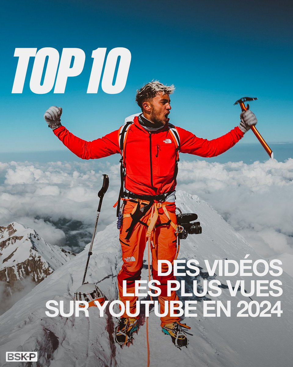 booska_p's tweet photo. THREAD - Les vidéos les plus vues sur le Youtube FR en 2024 🎬

Squeezie et Inoxtag ont fait du game une dictature

⬇️ https://t.co/Z6j7rlOCWg