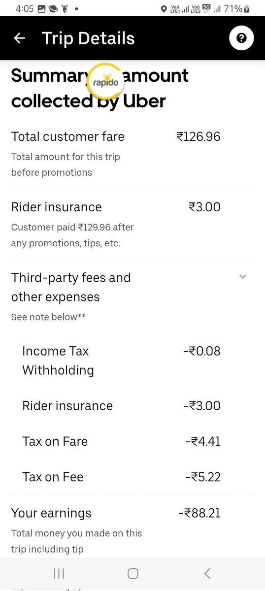 DevinderKu92916's tweet photo. @uber @ uber a very froad compney https://t.co/6qeIGWwAua