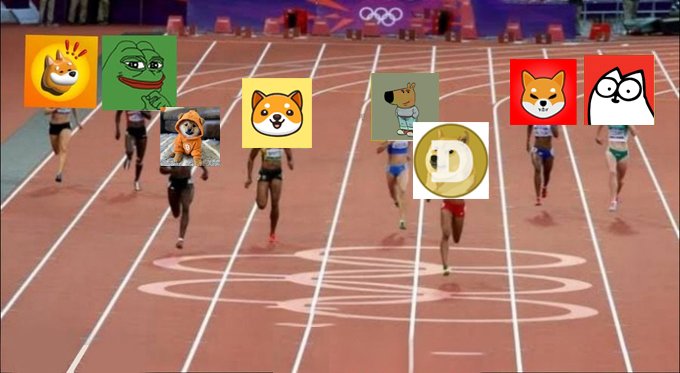 Which #memecoin will win this race? 

 $DOGE or #BabyDoge or $DOG or $PEPE or $SHIB $BONK or #CHILLGUY or $CAT