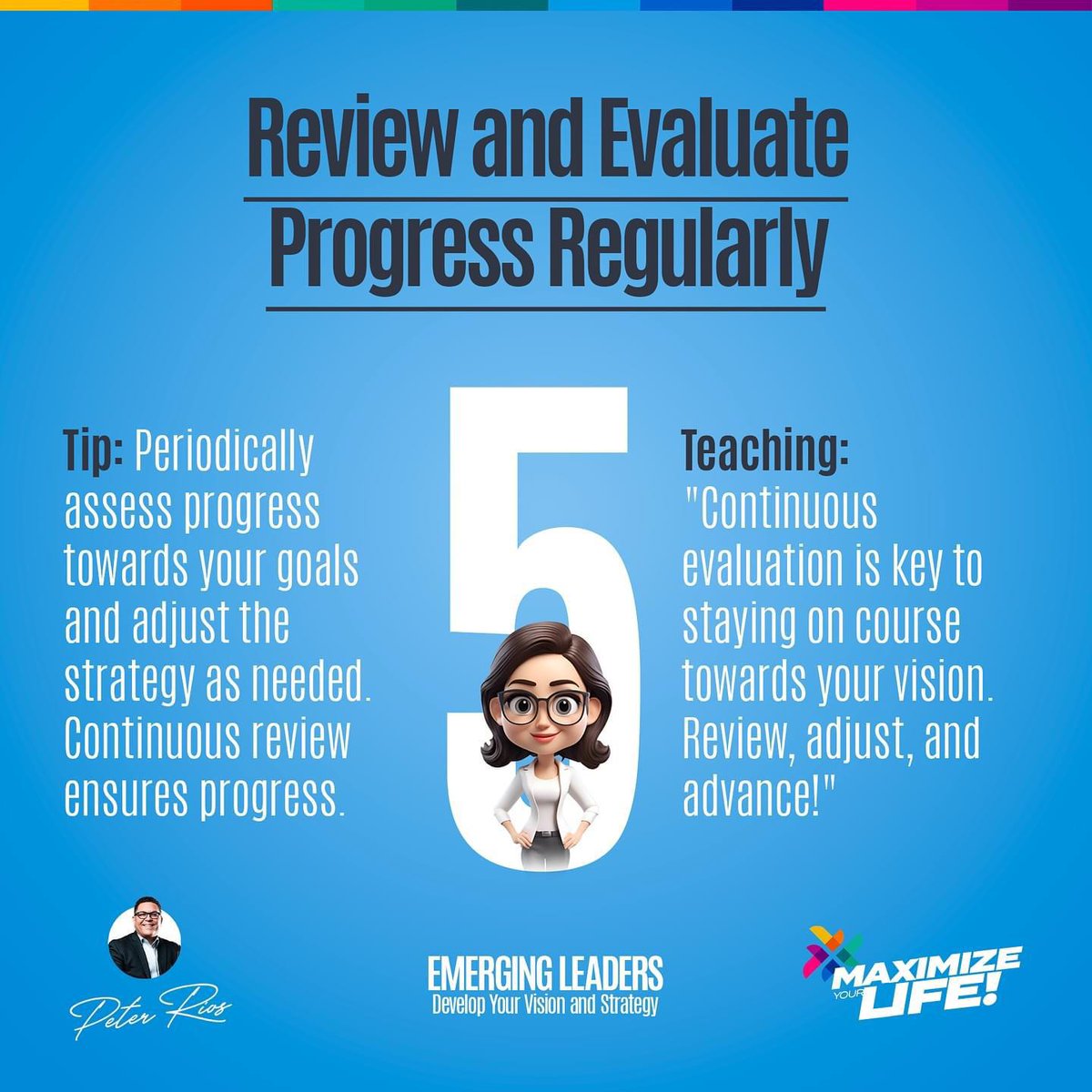 peterrios13's tweet photo. Step 5: Review and Evaluate your Progress regularly! https://t.co/DEz9OWMKBm