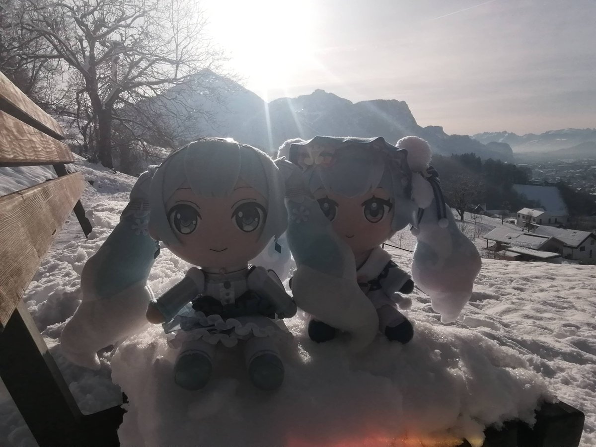 StefanPruner's tweet photo. 冬に雪が属しますね。
雪ミクと一緒にちょっと散歩に行ってきました。

#ぬいぐるみの時間
#雪ミク https://t.co/iwZ4BKkyH7