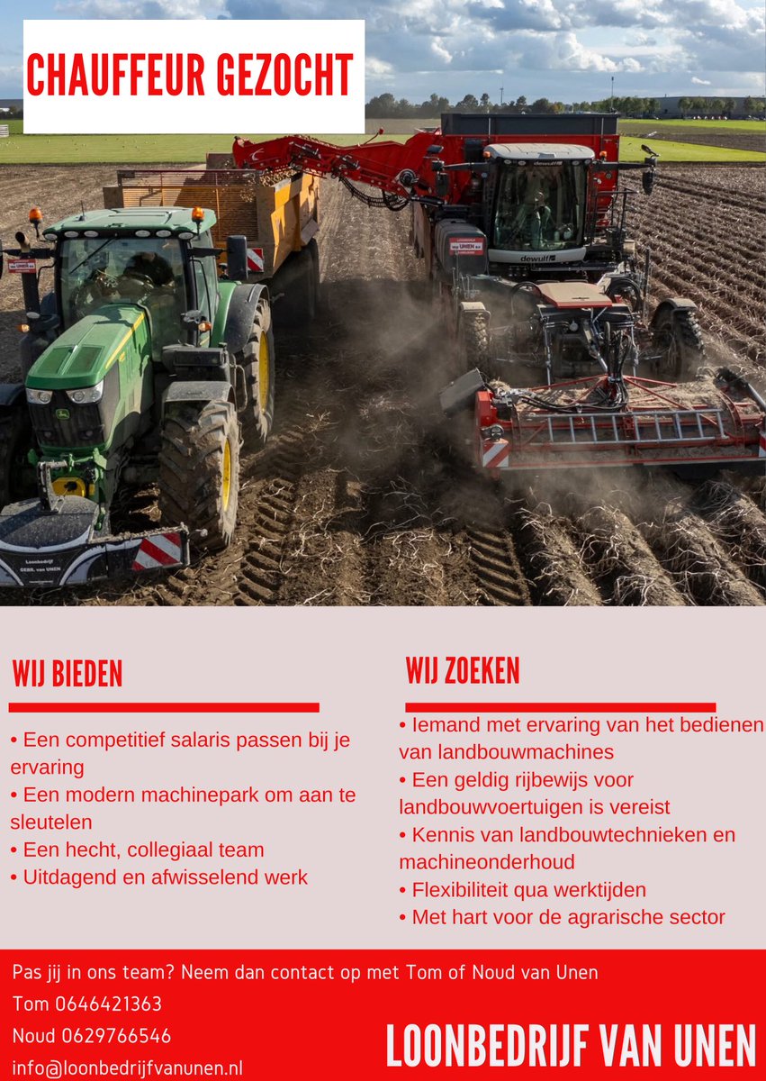 Ben jij toe aan een nieuwe uitdaging? 
Wij zijn op zoek naar iemand die ons team komt versterken!