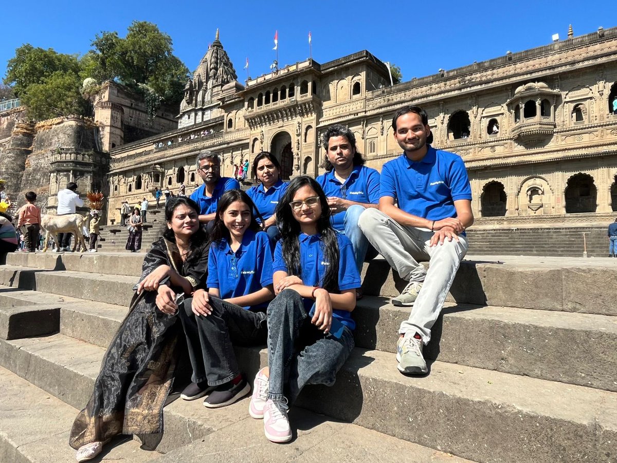 akshayhunka's tweet image. FabMyTrip’s first team trip to Maheshwar – creating memories while curating experiences. Here’s to many more!
