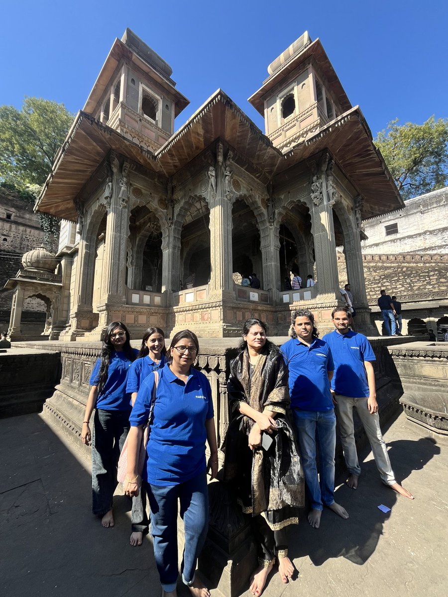 akshayhunka's tweet image. FabMyTrip’s first team trip to Maheshwar – creating memories while curating experiences. Here’s to many more!
