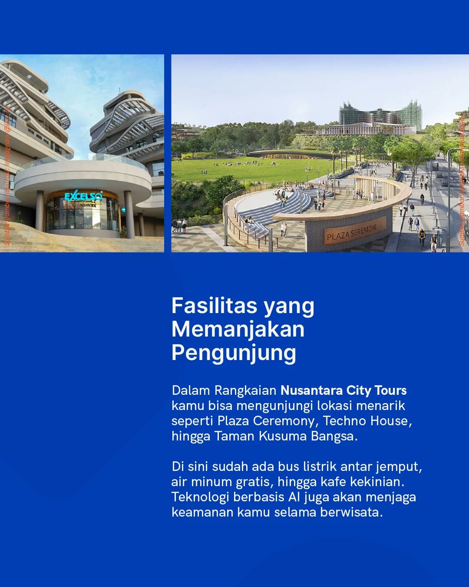 KemenPariwisata's tweet photo. Libur Natal kemarin, IKN jadi tujuan wisata populer banget! 7.300 orang datang dalam 2 hari, lho! 😲

Tapi, gimana sih cara seru dan aman buat berkunjung ke Ibu Kota Nusantara? Simak tips, info fasilitas kece, dan tentu aja aplikasi yang wajib kamu download di sini!📱

Penasaran? Cek info lengkapnya di postingan Mimin, dan siap-siap rencanain trip ke IKN! 🎉

#WonderfulIndonesia
#PesonaIndonesia
#DiIndonesiaAja
#BanggaBerwisataDiIndonesia