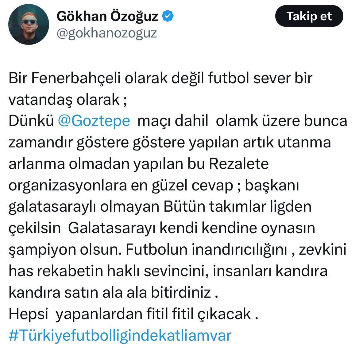 Gökhan Özoğuz’un paylaşımı: