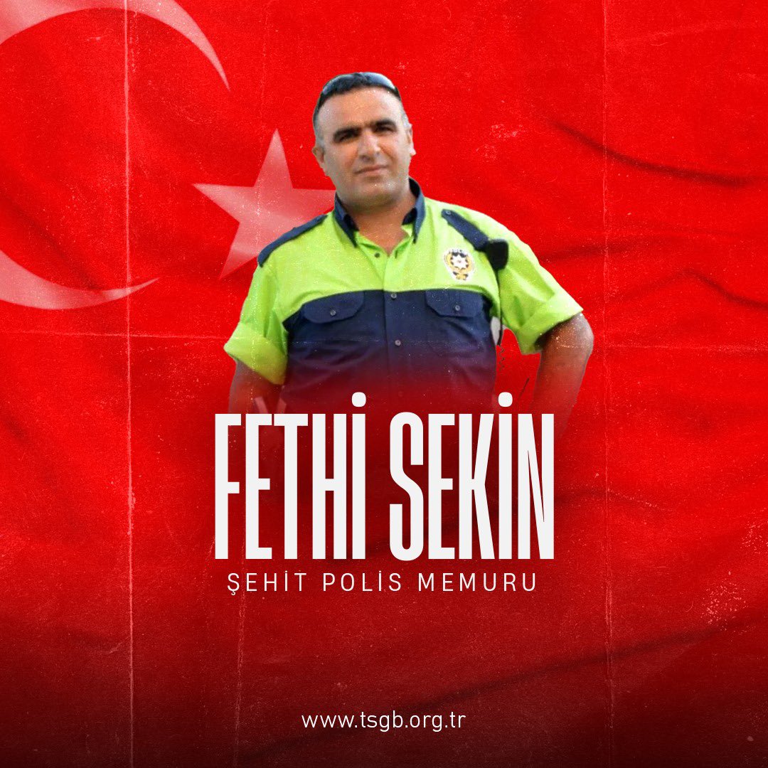 Kahraman polisimiz Şehit Fethi Sekin’i şehadetinin yıl dönümünde rahmet ve minnetle anıyoruz. Cesareti ve fedakârlığı, milletimizin gönlünde daima yaşayacaktır.

Ruhun şad, mekânın cennet olsun. 🙏🇹🇷
#ŞehitFethiSekin #Unutmadık
