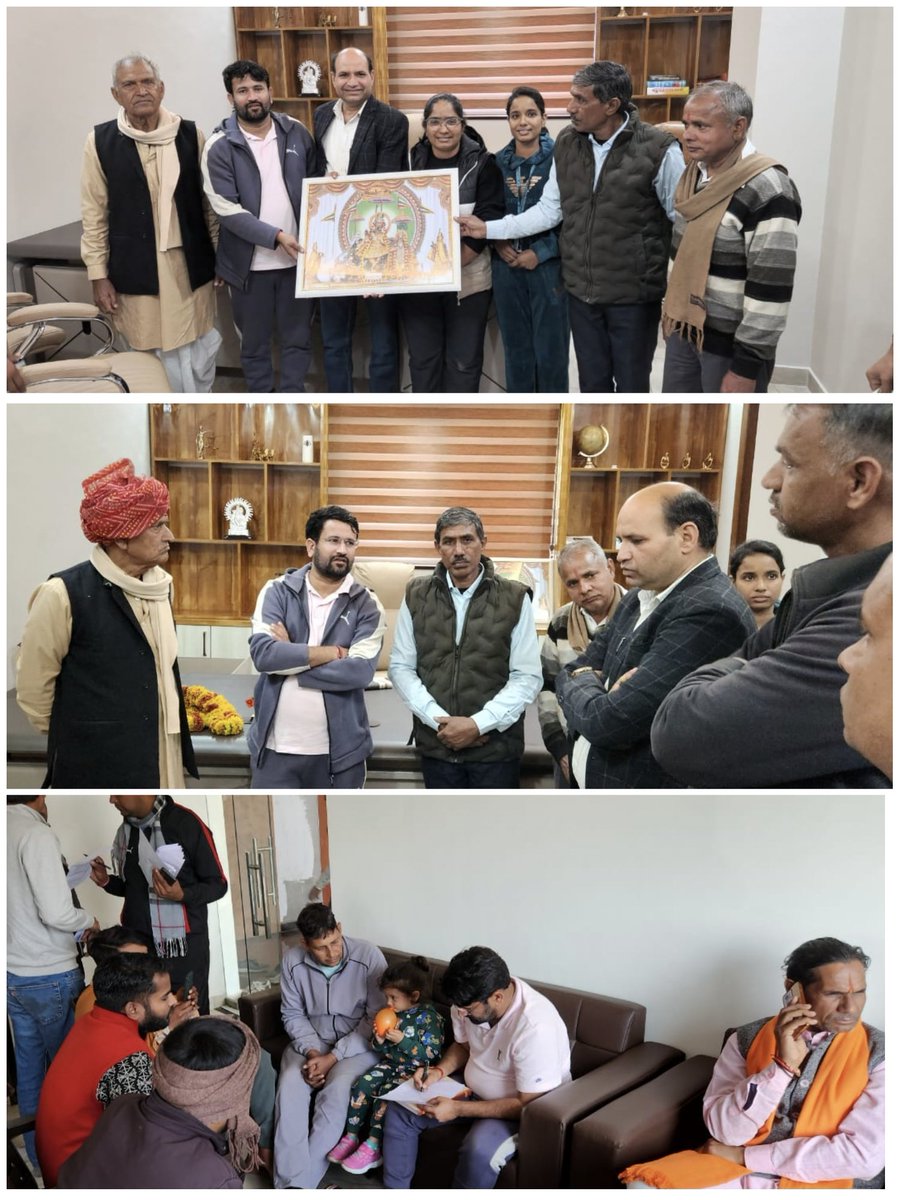 TheUpenYadav's tweet photo. आज भाजपा प्रधान कार्यालय, खोजावाला मोड़ पर अपनों की समस्याओं को सुनकर निस्तारण के लिए अधिकारियों को कहा।

#उपेन_अपनों_में 
#Shahpura 
#Jaipur_Rural https://t.co/lcnWiC96Yw