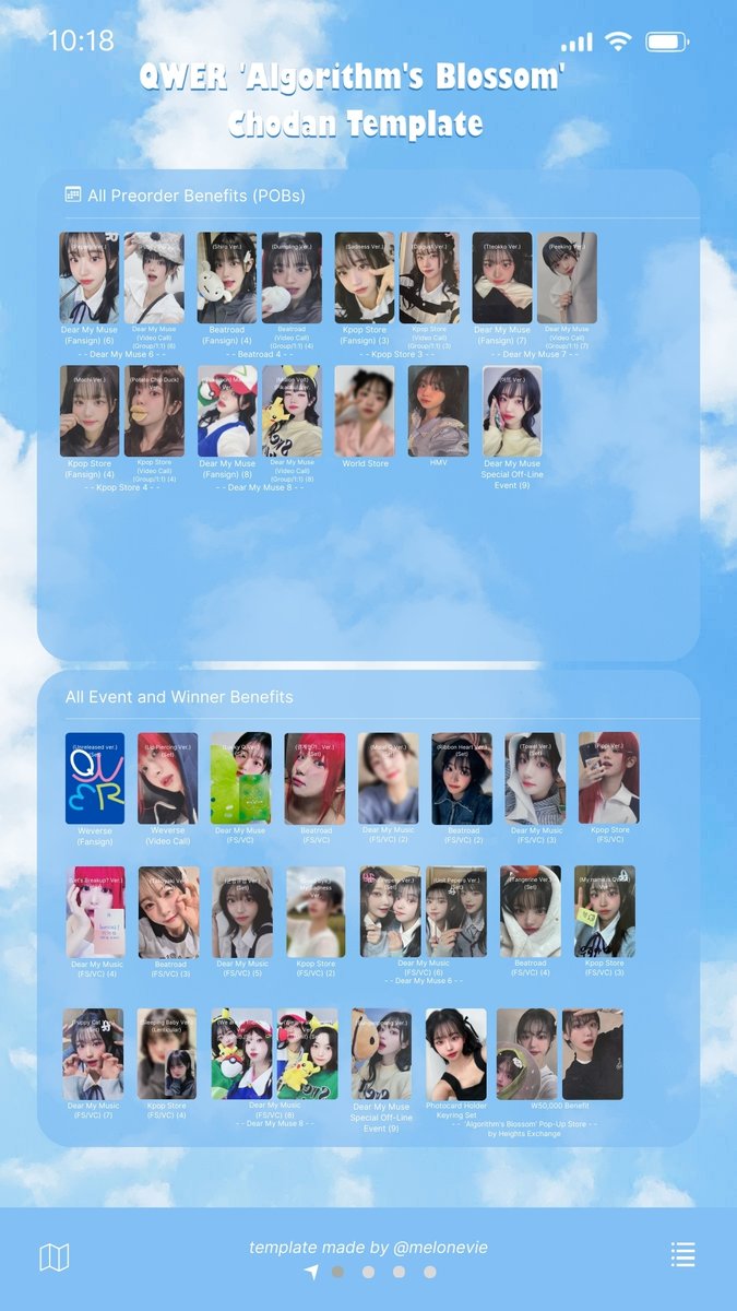 QWER Algorithms Blossom シヨン トレカ ヨントン QWER Official Photocard [Algorithm's Blossom] - 12 Select CHODAN