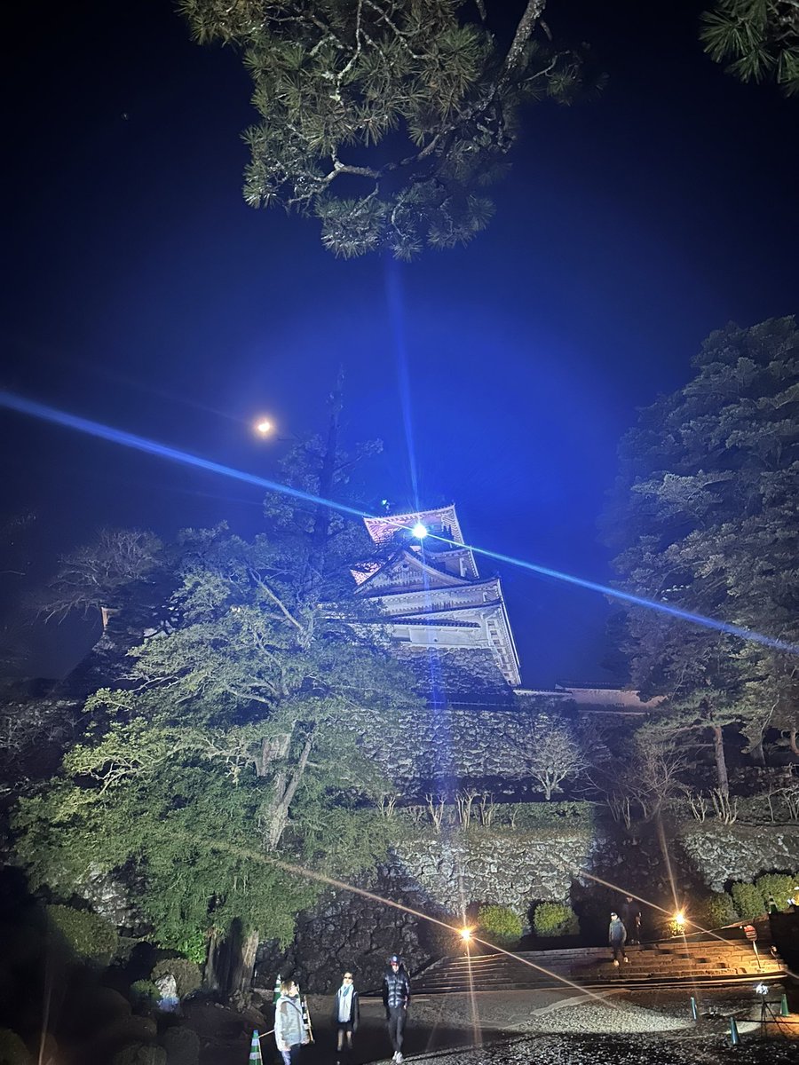 nodoame_vc3000's tweet photo. シャドウアップ高知城なるものに行ってきますた。
夜行くことないから、良かった感じでした。 https://t.co/wAORitTuPS