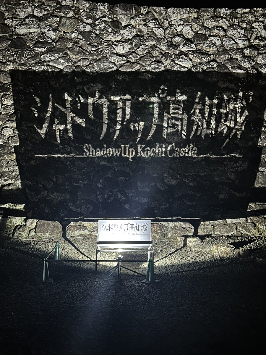nodoame_vc3000's tweet photo. シャドウアップ高知城なるものに行ってきますた。
夜行くことないから、良かった感じでした。 https://t.co/wAORitTuPS