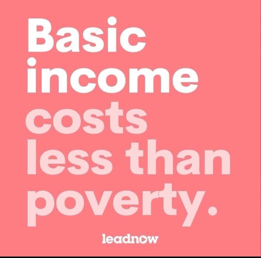 Basic income costs less than poverty #UBIWorks #LetsTryUBI