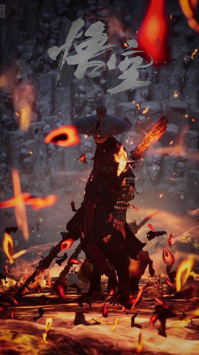 LQniupitang's tweet photo. The wallpaper of [Black Myth Wukong] that you can't get. I'll send it to you! 
Series Two 
你们得不到的【黑神话悟空】的壁纸。 
我来发给你们！ 
系列二
B站@卡路李大剑 #BlackMythWukong