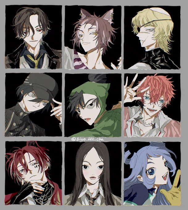リクエストありがとうございました🖤全部描けなくてすみません! 