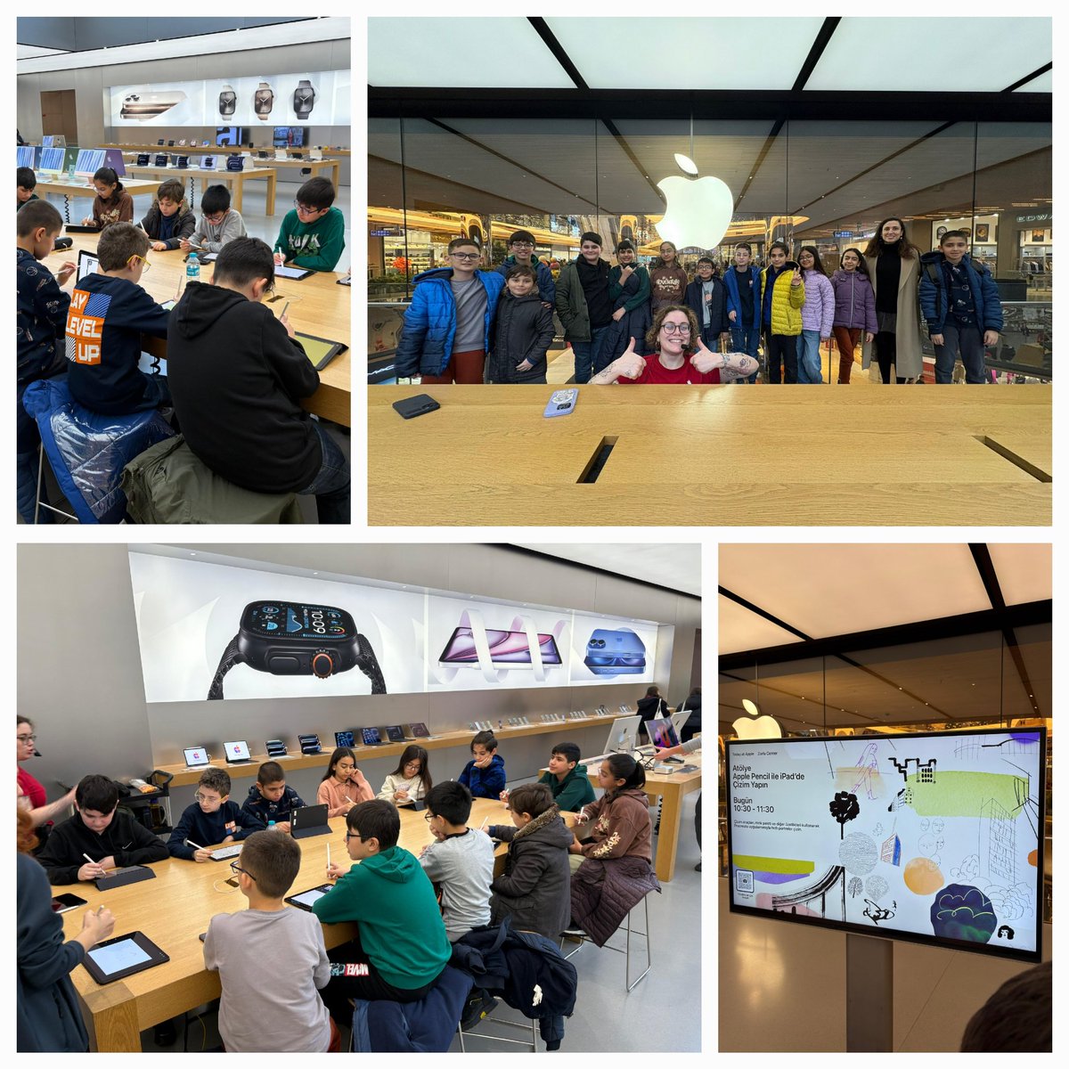 Gopbilsem's tweet photo. 🎨 iPad ile Çizim Atölyesinde düzenlediğimiz etkinlikte, öğrencilerimiz hem çizim programlarını deneyimledi hem de yaratıcılıklarını keşfetti.
 Matematik öğretmenimiz Tuğçe Hocamıza ve desteklerinden dolayı Gaziosmanpaşa Belediyesi’ne teşekkür ederiz.

#GaziosmanpaşaBİLSEM https://t.co/7Qcmh8UVgc